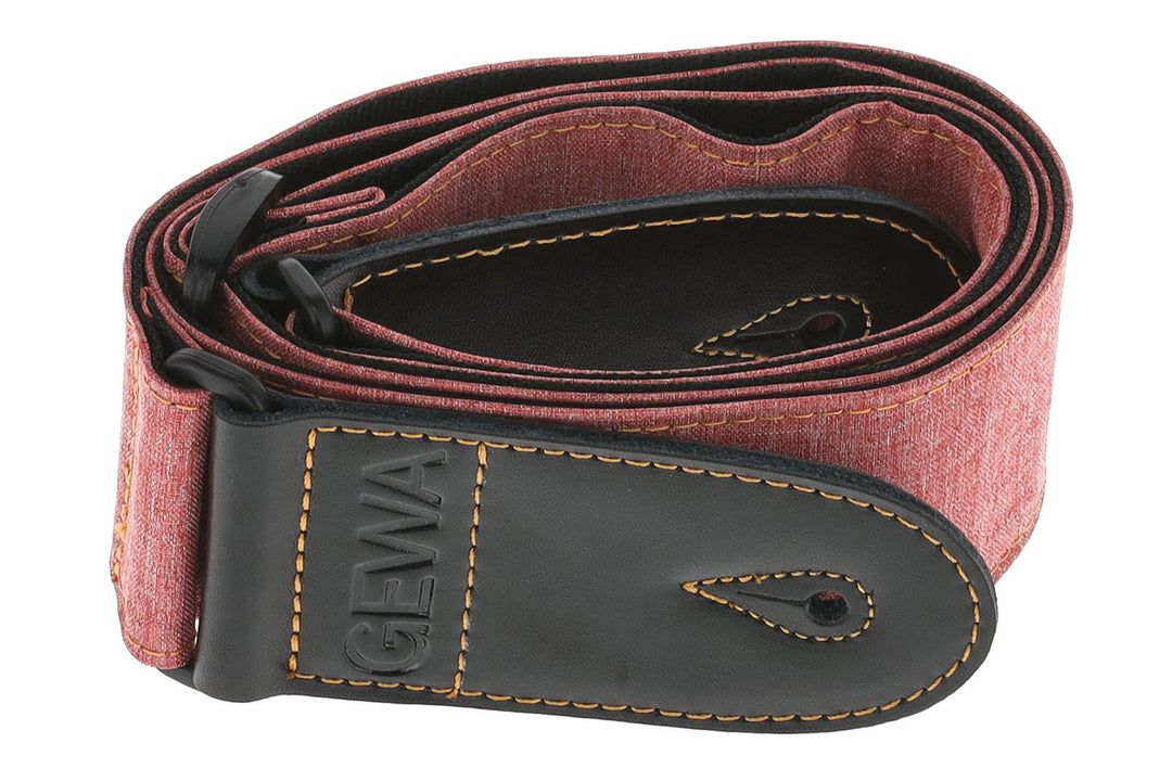 GEWA Guitar Straps New Colours - red berry (60 mm)