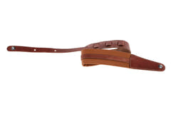 GEWA Guitar Straps Prestige 65 padded Security Locks - dry sand/brown