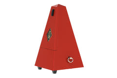 Wittner Metronome Pyramid shape - Dark red matt 845201