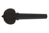 GEWA barokskruer i ebenholt, violin 4/4, håndskårne, sort knap og ring
