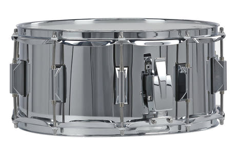Basix Classic Steel lilletromme 14" x 6,5", forkromet stål