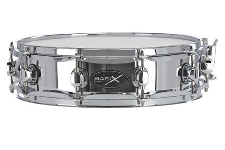 Basix Classic Steel lilletromme 14" x 3,5", forkromet stål