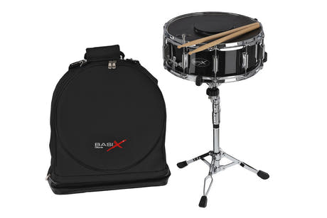 Basix startsæt med 14" x 5,5" lilletromme, stativ op til 90 cm