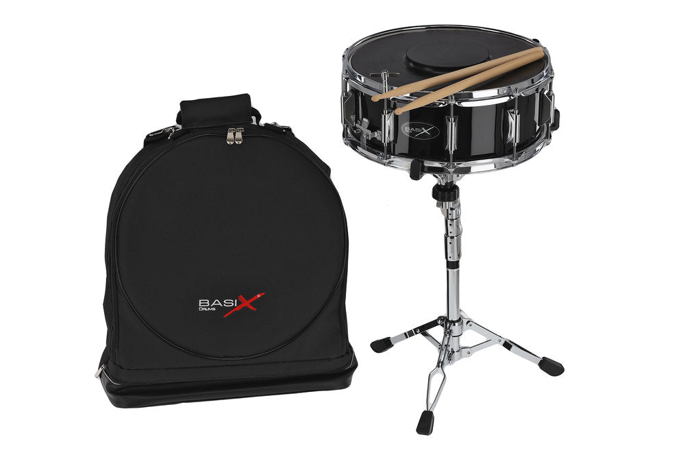 Basix startsæt med 14" x 5,5" lilletromme, stativ op til 90 cm