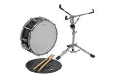 Basix startsæt med 14" x 5,5" lilletromme, stativ til siddende spil