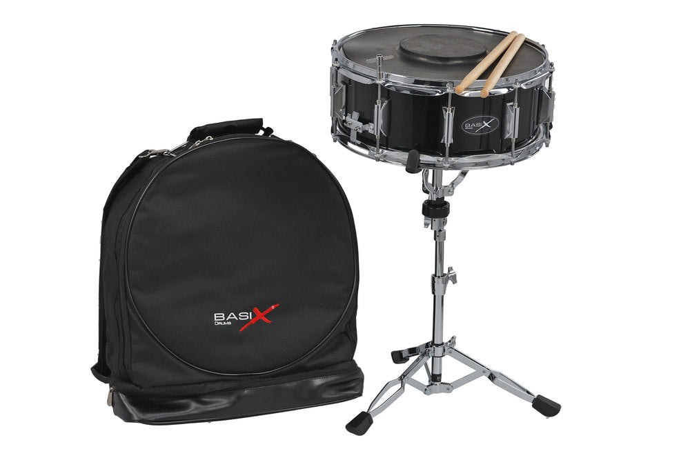 Basix startsæt med 14" x 5,5" lilletromme, stativ til siddende spil