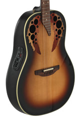 Ovation E-Acoustic Guitar Pro Series Elite Deep Bowl Non-Cutaway - Sunburst (1718-1-G)