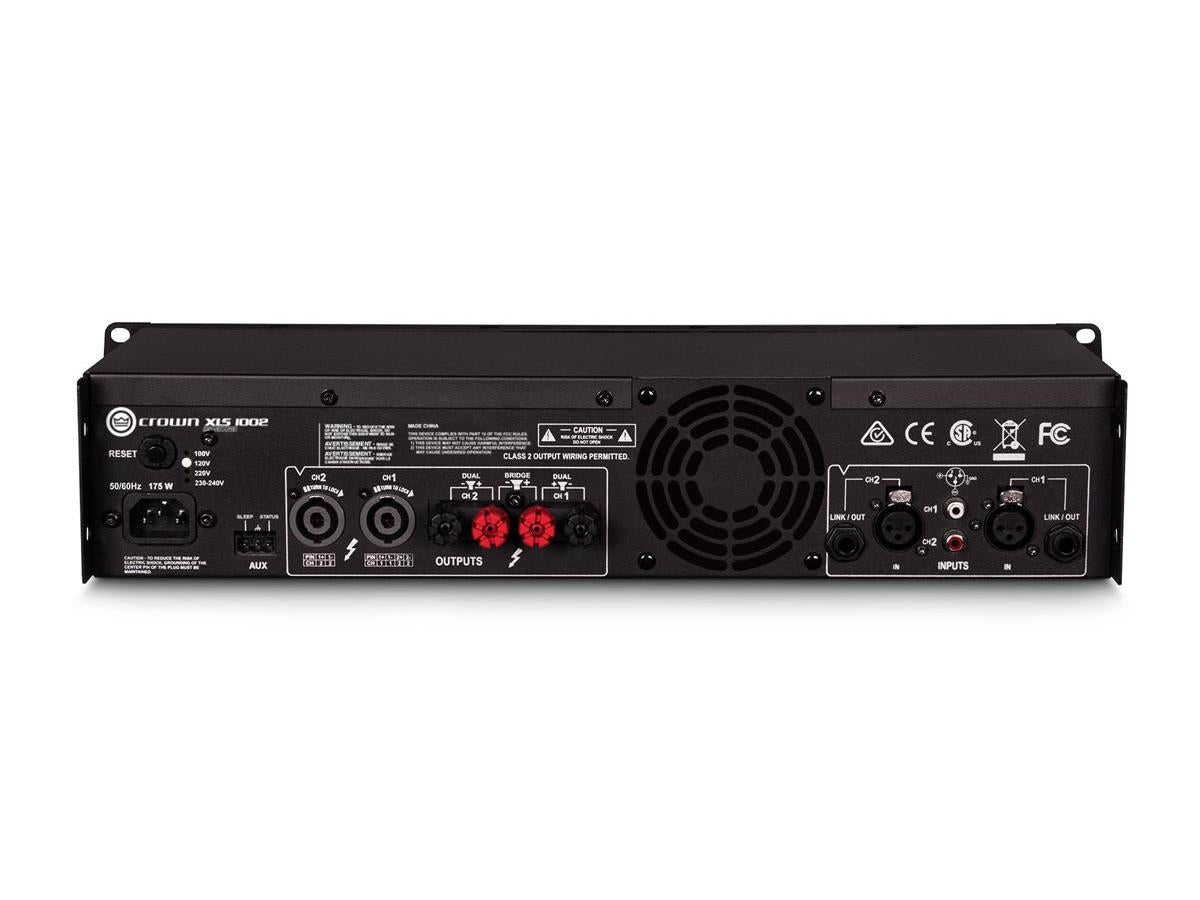 Crown XLS1002 - 2-kanals forstærker 2x350W @ 4Ω med DSP