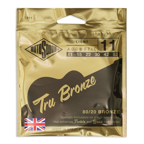 Rotosound Tru Bronze TB11 westernguitarstrenge 11-52