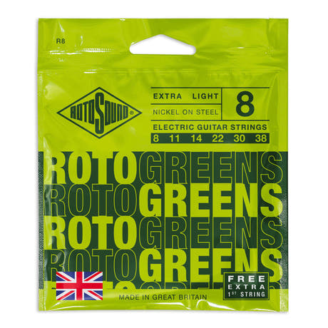 Rotosound Roto Greens R8 elguitarstrenge 8-38