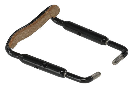 GEWA hagestøtteskrue i titan til bratsch, 32 mm, mat sort