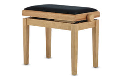 GEWA Piano bench Deluxe - Oak matt (Seat black)