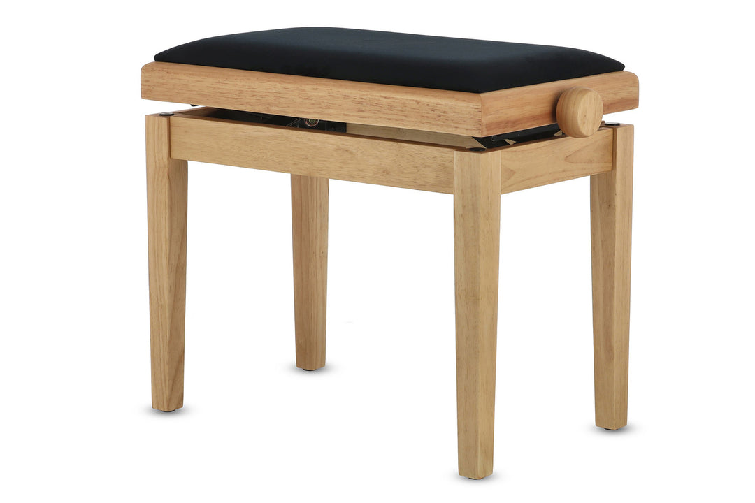 GEWA Piano bench Deluxe - Oak matt (Seat black)