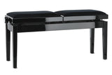 GEWA Piano bench Deluxe Double - Black highgloss