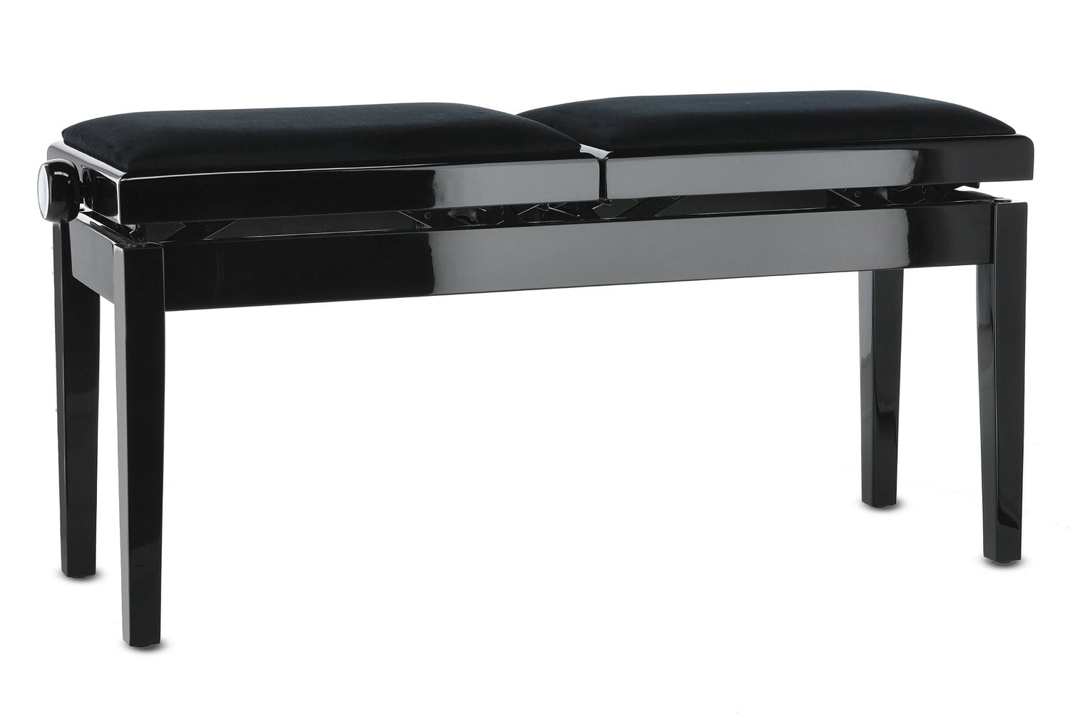 GEWA Piano bench Deluxe Double - Black highgloss