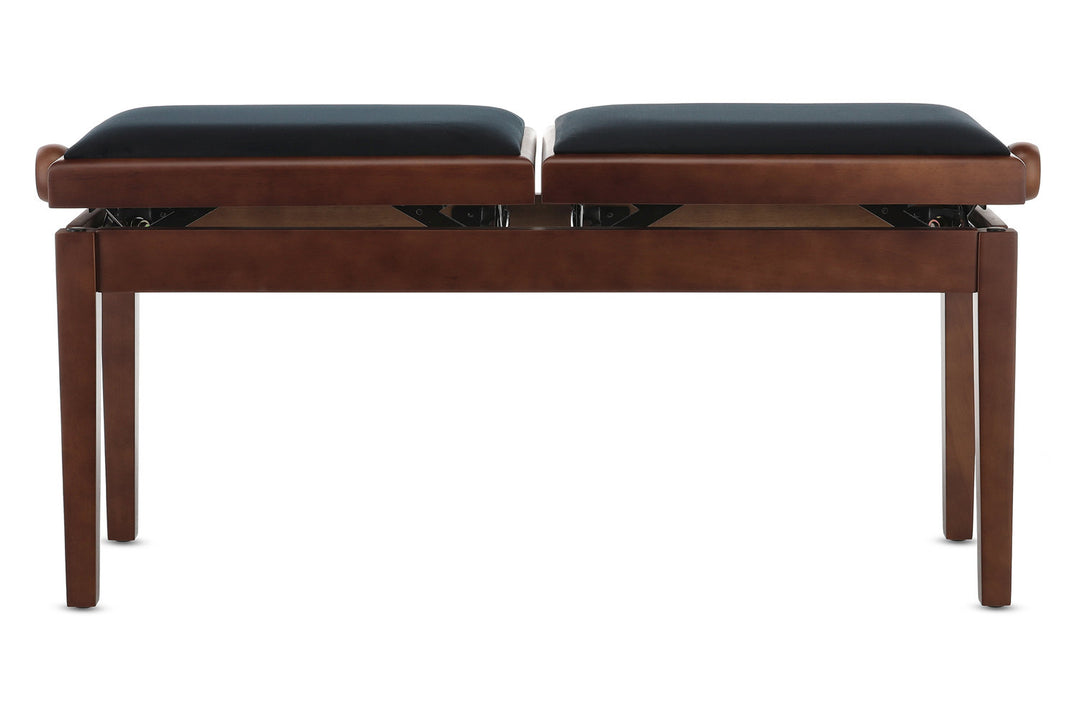 GEWA Piano bench Deluxe Double - Walnut matt