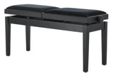 GEWA Piano bench Deluxe Double - Black matt