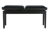 GEWA Piano bench Deluxe Double - Black matt