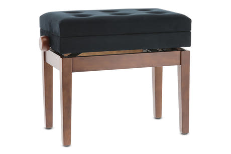 GEWA Piano bench Deluxe Compartment - Walnut matt