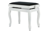 GEWA Piano bench Deluxe Classic - White matt