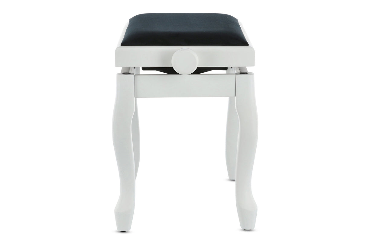 GEWA Piano bench Deluxe Classic - White matt
