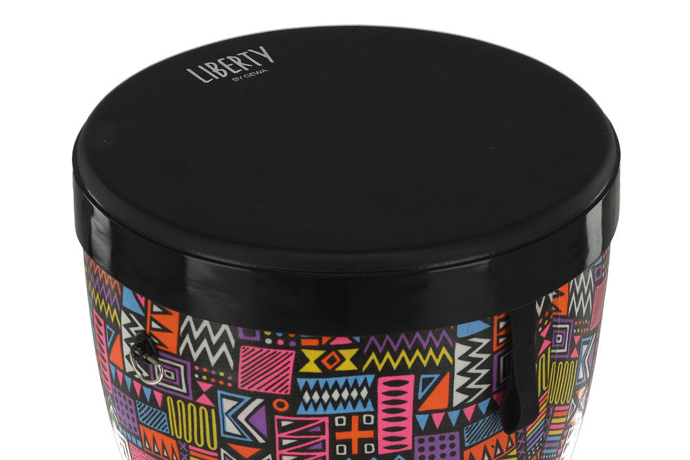 GEWA Liberty Series Nestable djembe 12", motiv Abstract