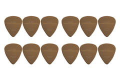D-Grip Janicek Standard 351 plektre, 0,80 mm, kaffe med mælk, 12 stk.
