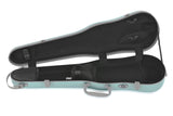 PURE GEWA Form shaped violin cases Polycarbonate FUN - 4/4 - 1/2 (Green / Black)