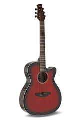 Applause E-Acoustic Guitar Jump OM Electro Cut Gloss - Cherry Burst (AEO-69-CB)