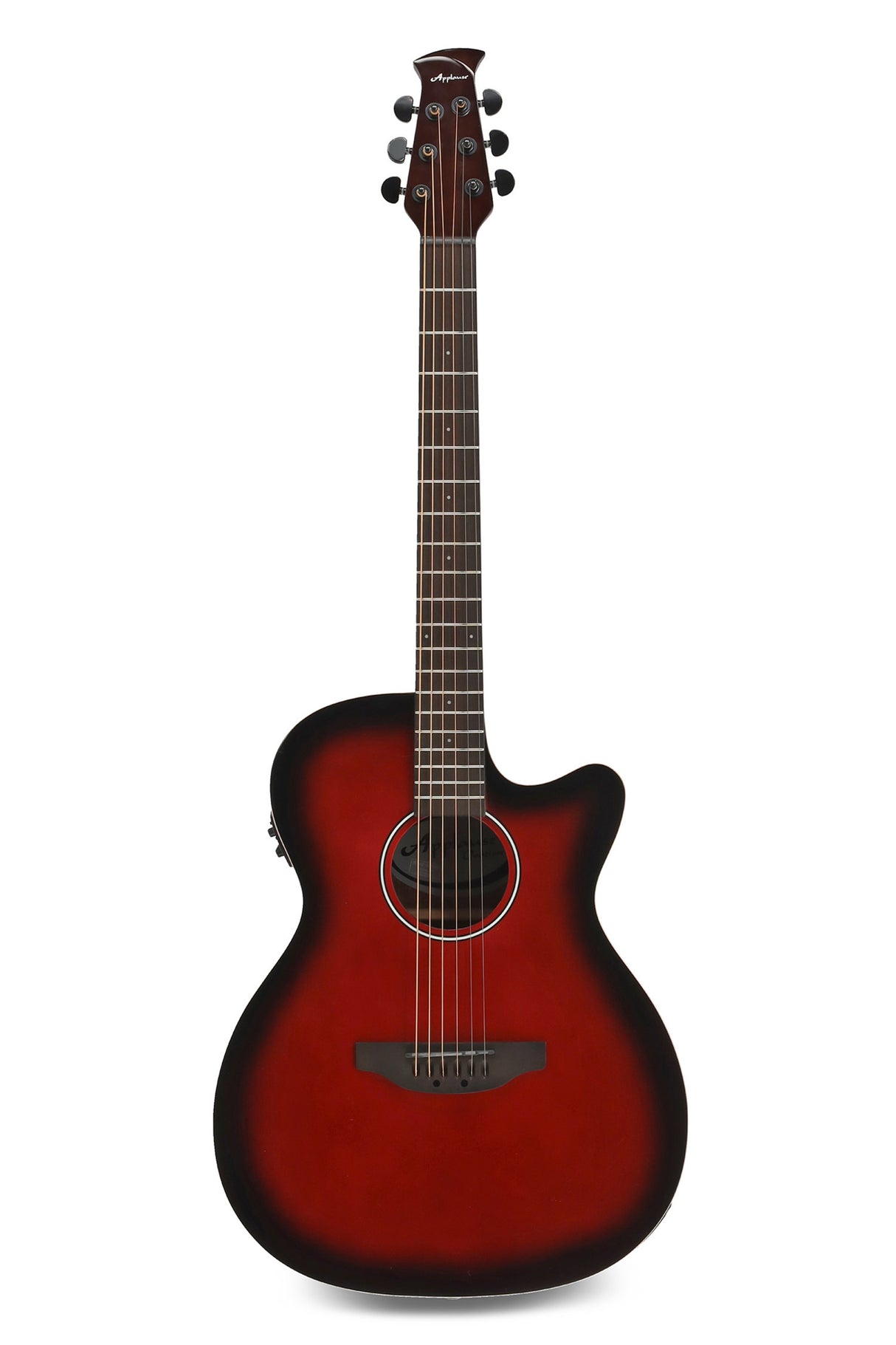 Applause E-Acoustic Guitar Jump OM Electro Cut Gloss - Cherry Burst (AEO-69-CB)