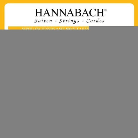 Hannabach 800 diskantsæt E1, H/B2 og G3, super low tension