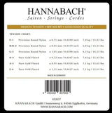 Hannabach 825 D4 basstreng til klassisk guitar, medium tension