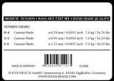 Hannabach Strings for classic guitar Series 728 Medium Tension Custom Made - 3er Bass medium (7287MT)