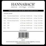 Hannabach 850 E6 basstreng til klassisk guitar, medium tension