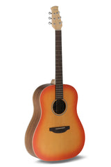 Applause Acoustic Guitar Jump Slope Shoulder D - Honey Burst (AAS-69-HB)