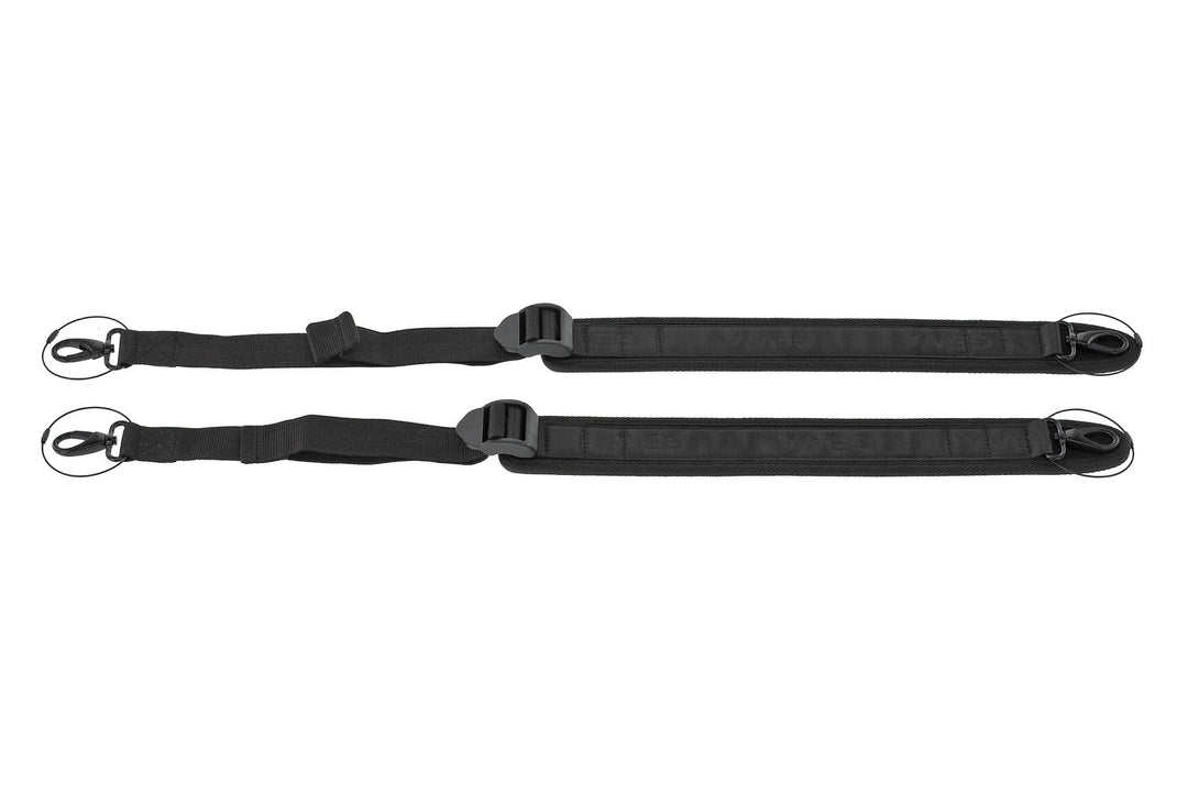 GEWA Violin case Air 2.1 - Backpack straps, 2 items (Black carabiner 56-96 cm)