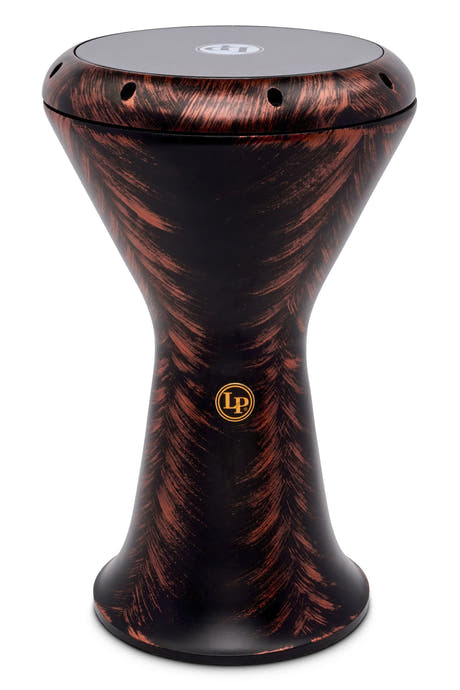 LP Brushed Bronze doumbek LP5073, 18" x 9", aluminium