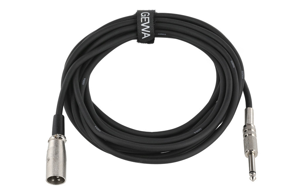 GEWA Basic Line instrumentkabel 6 m, mono-jack til XLR-han