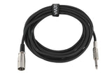 GEWA Basic Line instrumentkabel 6 m, mono-jack til XLR-han