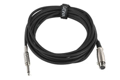 GEWA Basic Line mikrofonkabel 6 m, XLR-hun til mono-jack