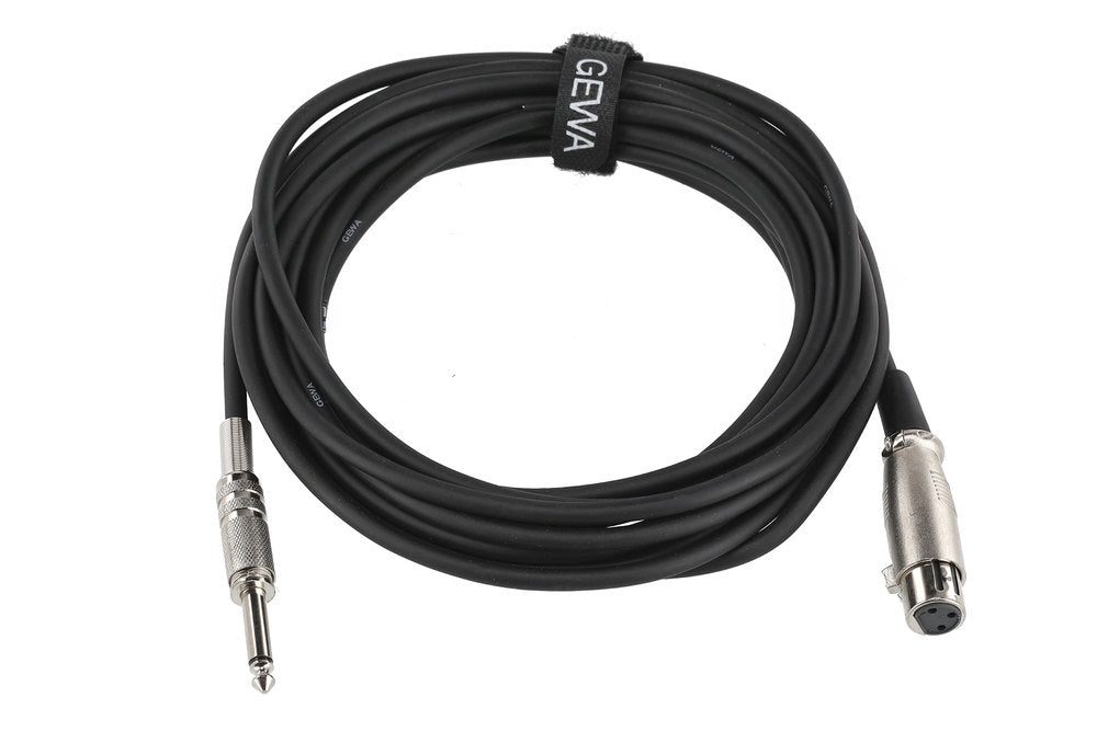 GEWA Basic Line mikrofonkabel 6 m, XLR-hun til mono-jack