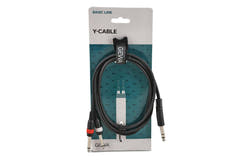 GEWA Basic Line Y-kabel 1,5 m, stereo-jack til 2 x mono-jack