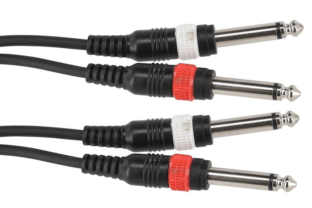 GEWA Basic Line dobbeltkabel 3 m, 2 x mono-jack
