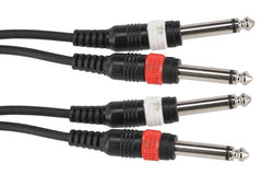 GEWA Basic Line dobbeltkabel 1,5 m, 2 x mono-jack