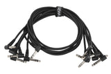 GEWA Basic Line patchkabel 0,9 m, vinklet stereo-jack, 6 stk.