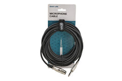 GEWA Basic Line mikrofonkabel 9 m, XLR-hun til mono-jack