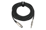 GEWA Basic Line mikrofonkabel 9 m, XLR-hun til mono-jack