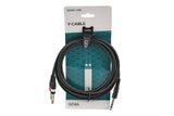 GEWA Basic Line Y-kabel 3 m, stereo-jack til 2 x mono-jack