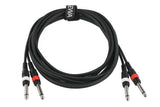GEWA Basic Line dobbeltkabel 3 m, 2 x mono-jack