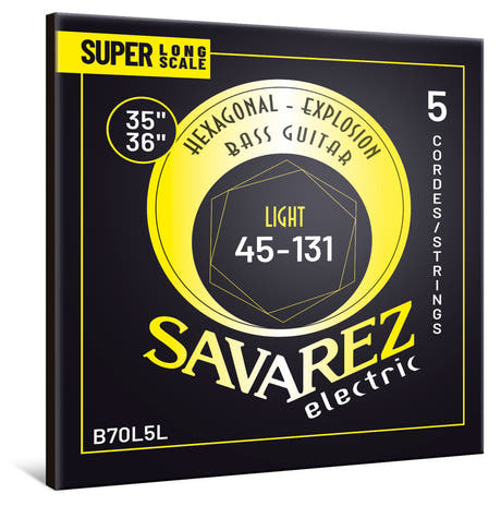 Savarez B70L5L Hexagonal Explosion basstrenge, light super long scale